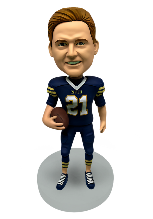 Fighting Irish Football Buddy Custom Bobblehead