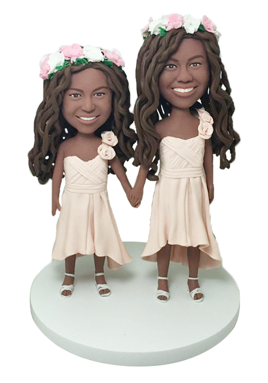 Flower Girls Cusom Bobbleheads