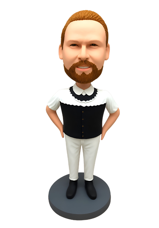 French Outfit Custom Bobblehead-4