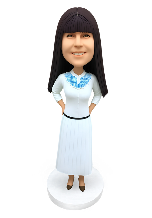 French Outfit Custom Bobblehead-8