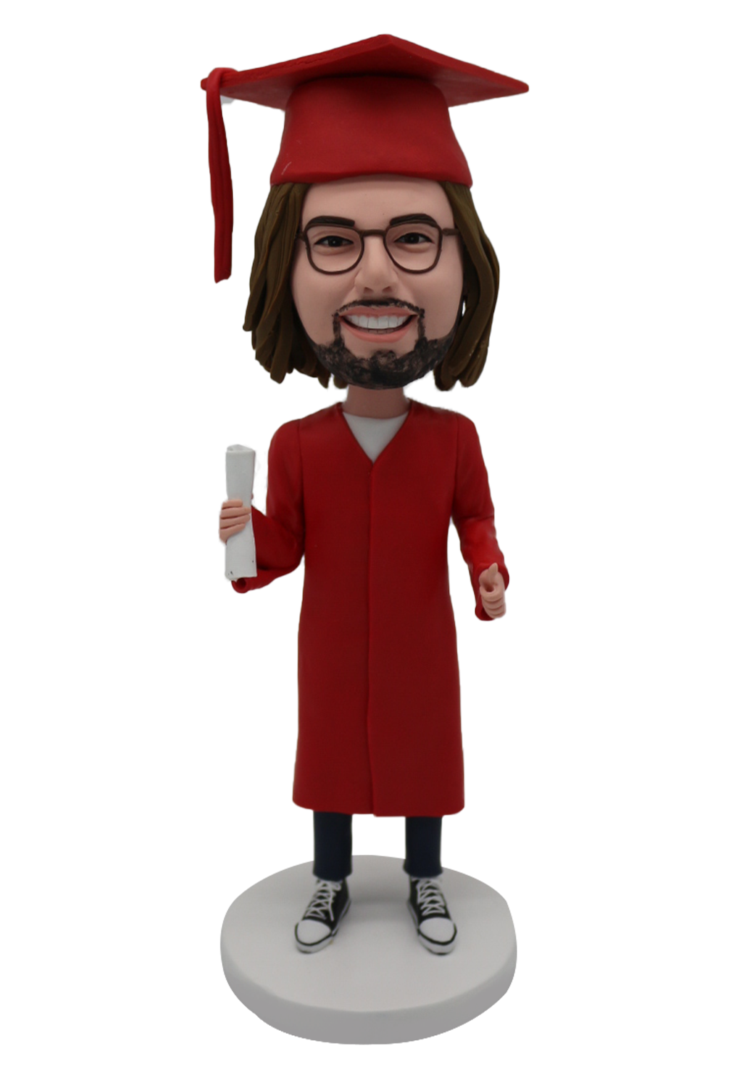 Graduation Man Custom Bobblehead-10