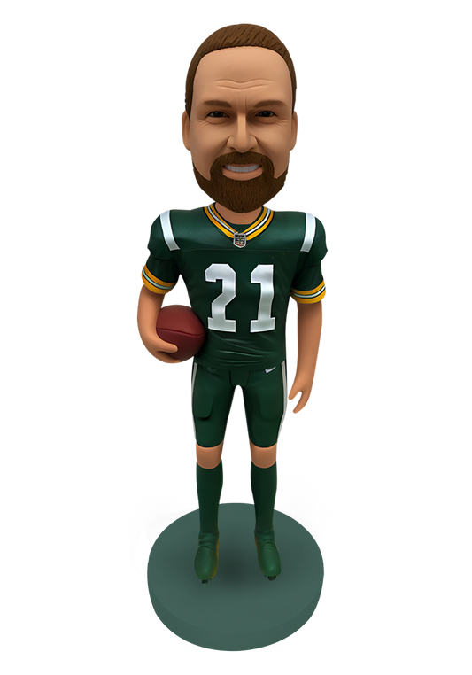 Greenbay Football Fan Custom Bobblehead-1