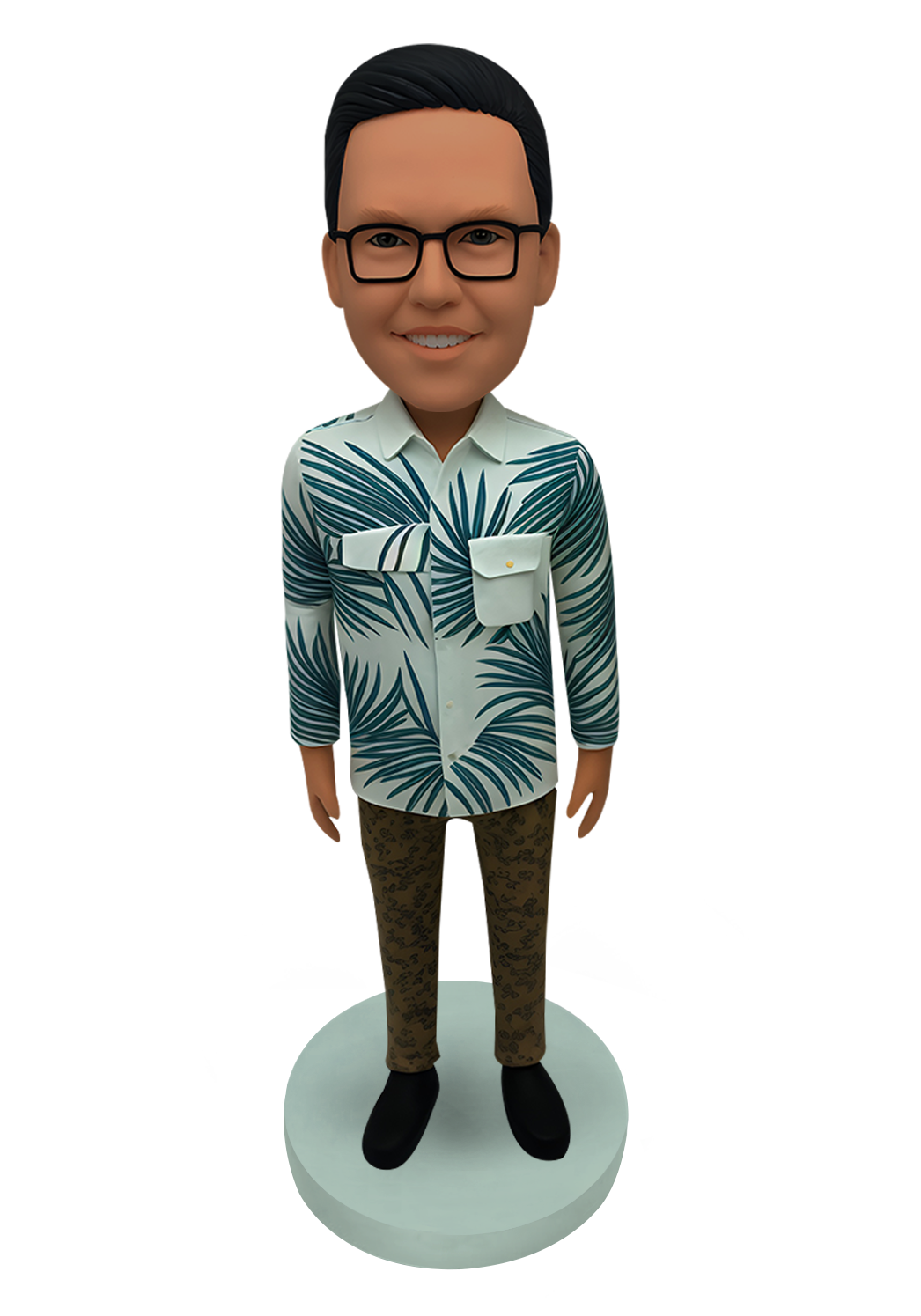 Hawaiian Shirt Man Custom Bobblehead-4