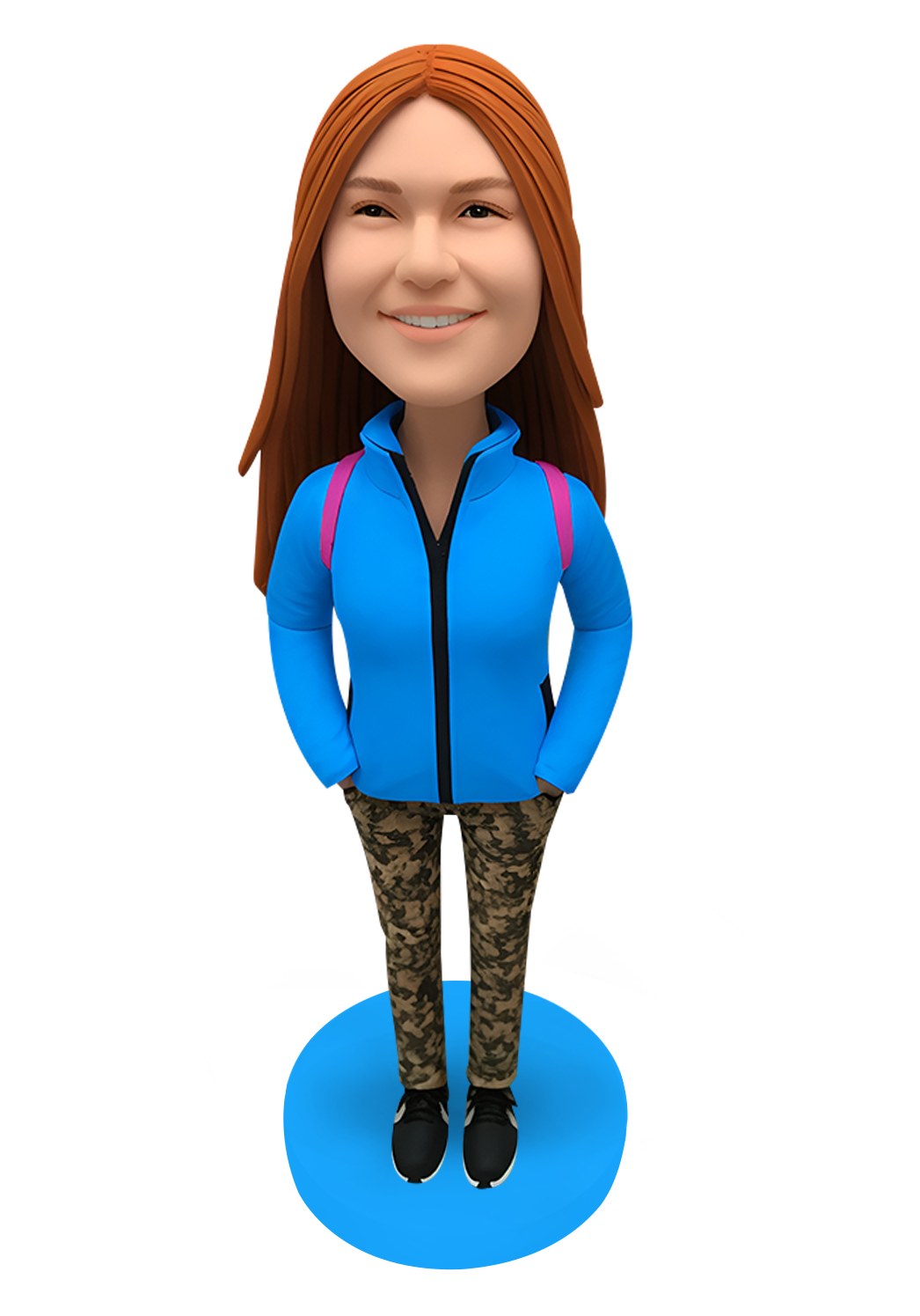 Hiking Girl Custom Bobblehead-10