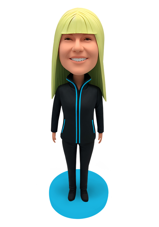 Hiking Girl Custom Bobblehead-12