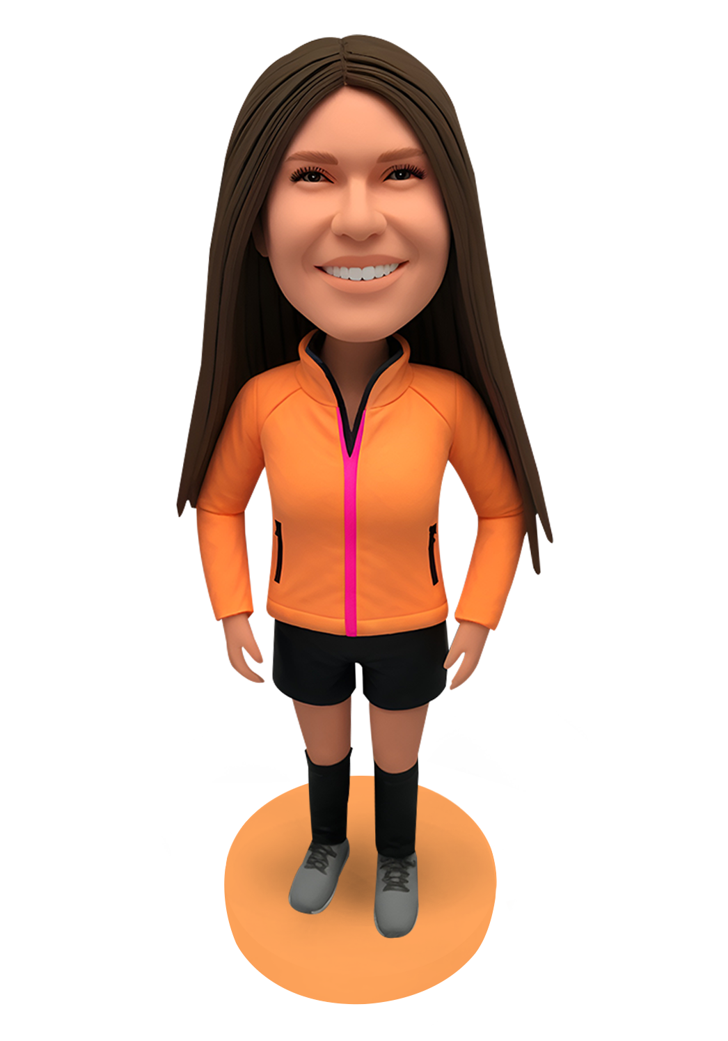 Hiking Girl Custom Bobblehead-18