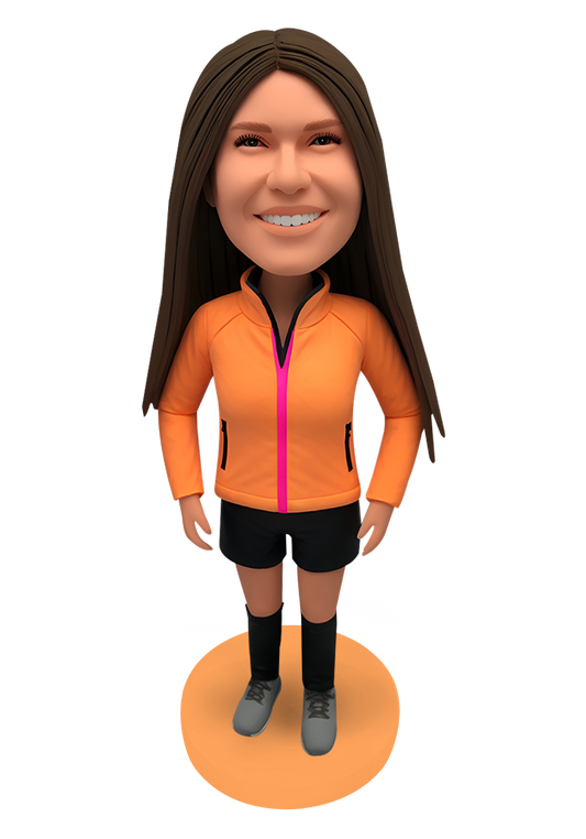 Hiking Girl Custom Bobblehead-18