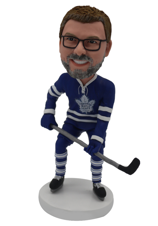 Hockey Player Custom Bobblehead-1