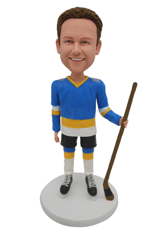 Hockey Player Custom Bobblehead-2