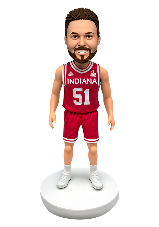 Hoosiers Basketball Buddy Custom Bobblehead