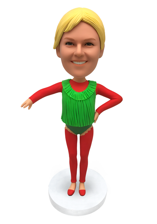 Hula Dancer Custom Bobblehead-6
