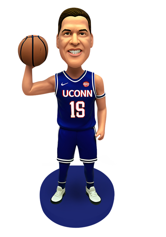 Huskies Basketball Buddy Custom Bobblehead-3