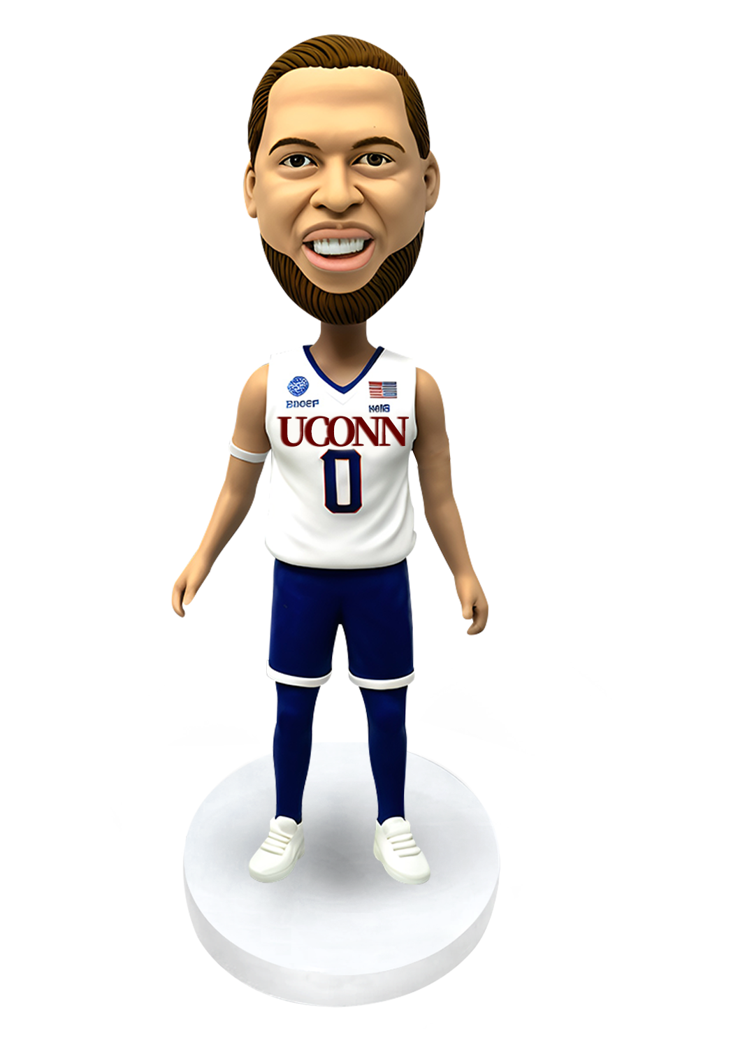 Huskies Basketball Buddy Custom Bobblehead-4