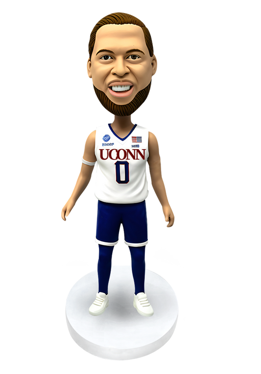 Huskies Basketball Buddy Custom Bobblehead-4