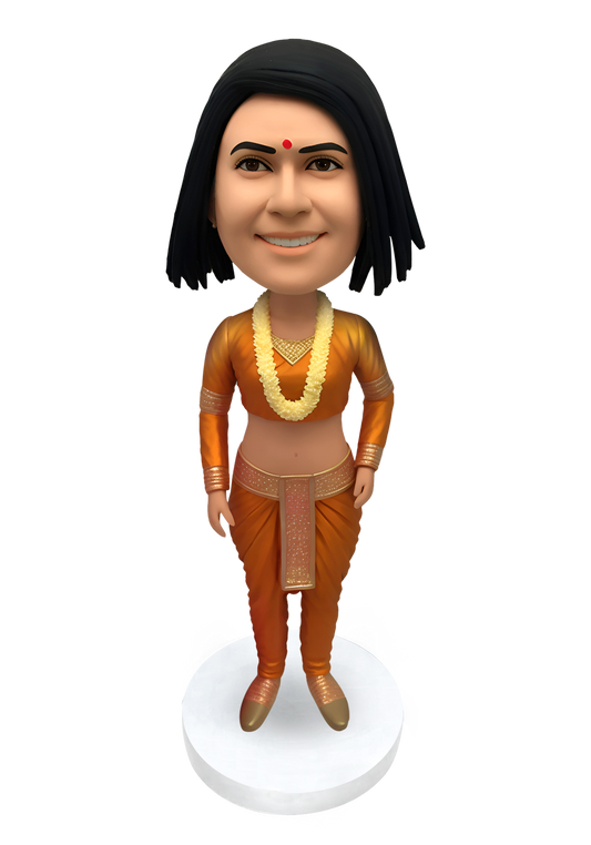 Indian Outfit Custom Bobblehead-5