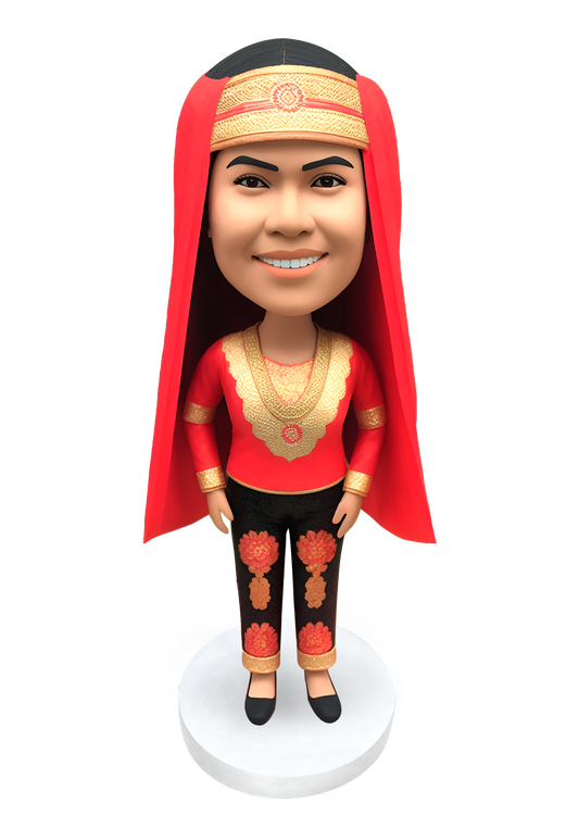 Indonesian Outfit Custom Bobblehead-10