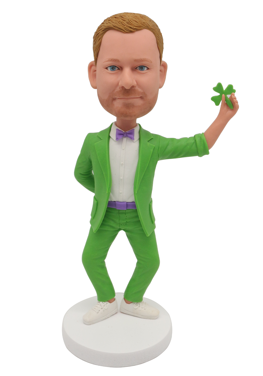 Irish Four Leaf Clover Bobblehead