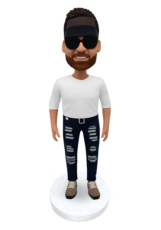 Jeans Man Custom Bobblehead-1