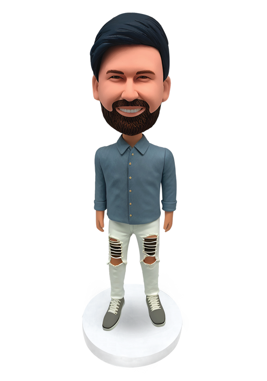 Jeans Man Custom Bobblehead-10