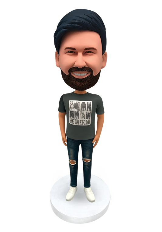 Jeans Man Custom Bobblehead-11