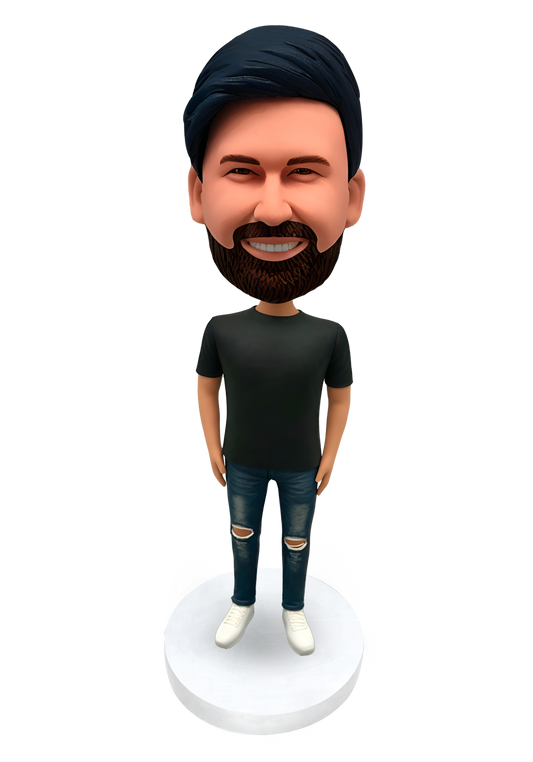 Jeans Man Custom Bobblehead-12