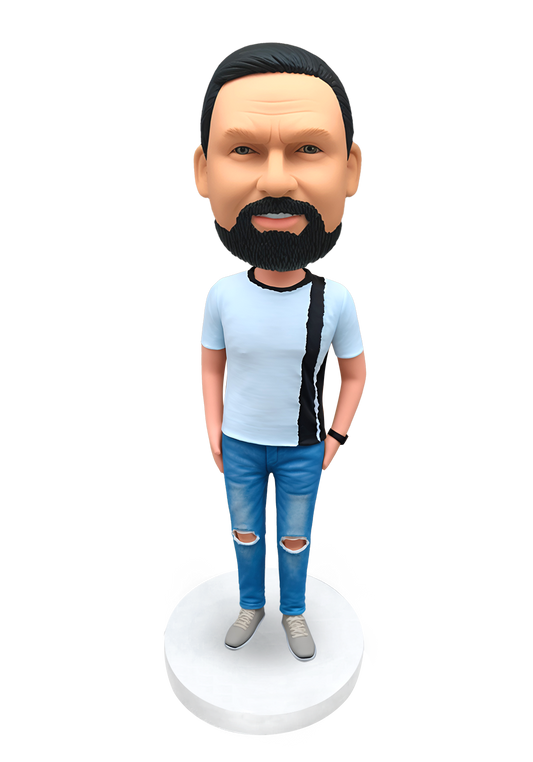 Jeans Man Custom Bobblehead-14