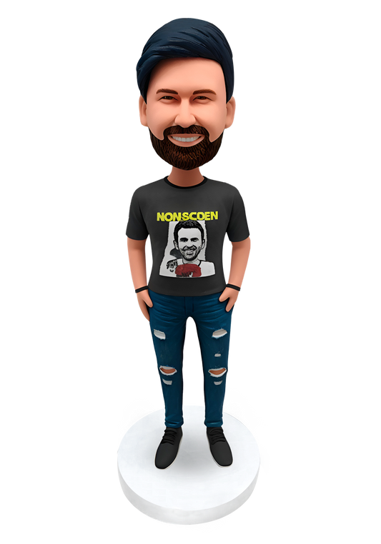 Jeans Man Custom Bobblehead-15
