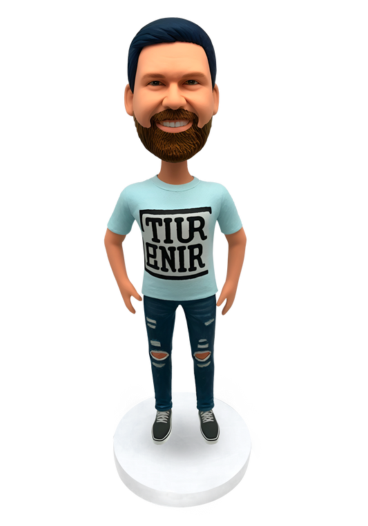 Jeans Man Custom Bobblehead-18