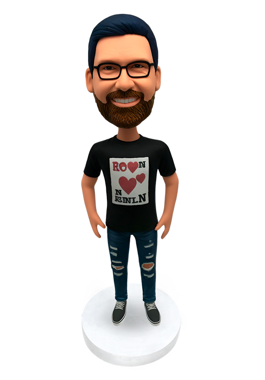 Jeans Man Custom Bobblehead-19