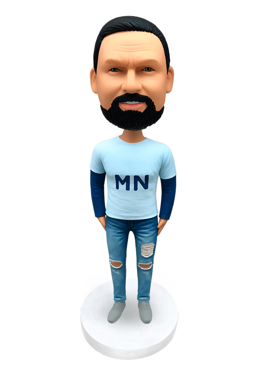 Jeans Man Custom Bobblehead-23