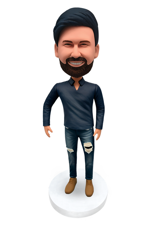 Jeans Man Custom Bobblehead-3