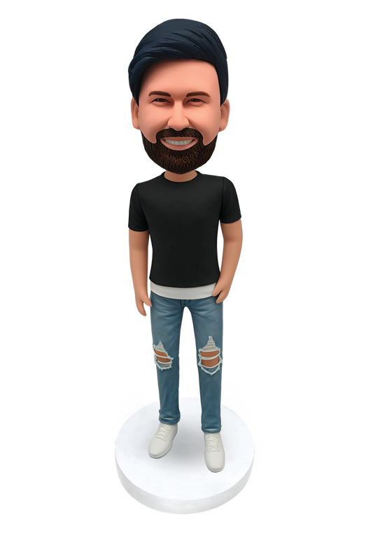 Jeans Man Custom Bobblehead-7