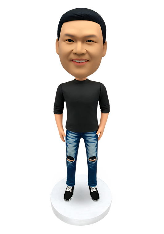 Jeans Man Custom Bobblehead-8