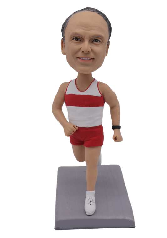 Jogging Man Custom Bobblehead