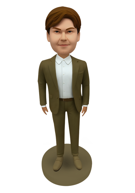 Khaki Man Custom Bobblehead-1