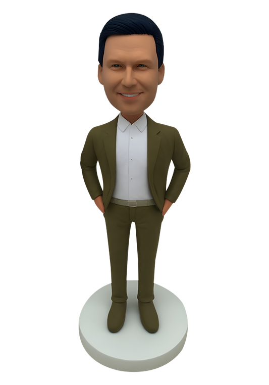 Khaki Man Custom Bobblehead-3