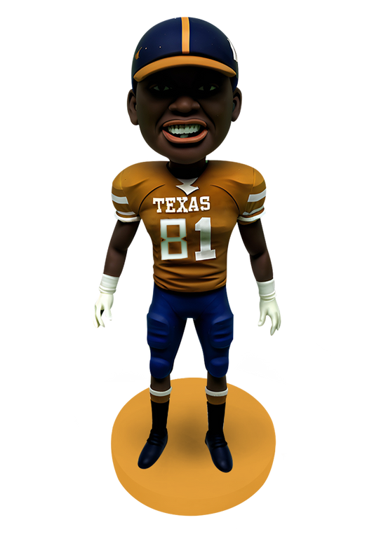 Longhorns  Football Buddy Custom Bobblehead-1