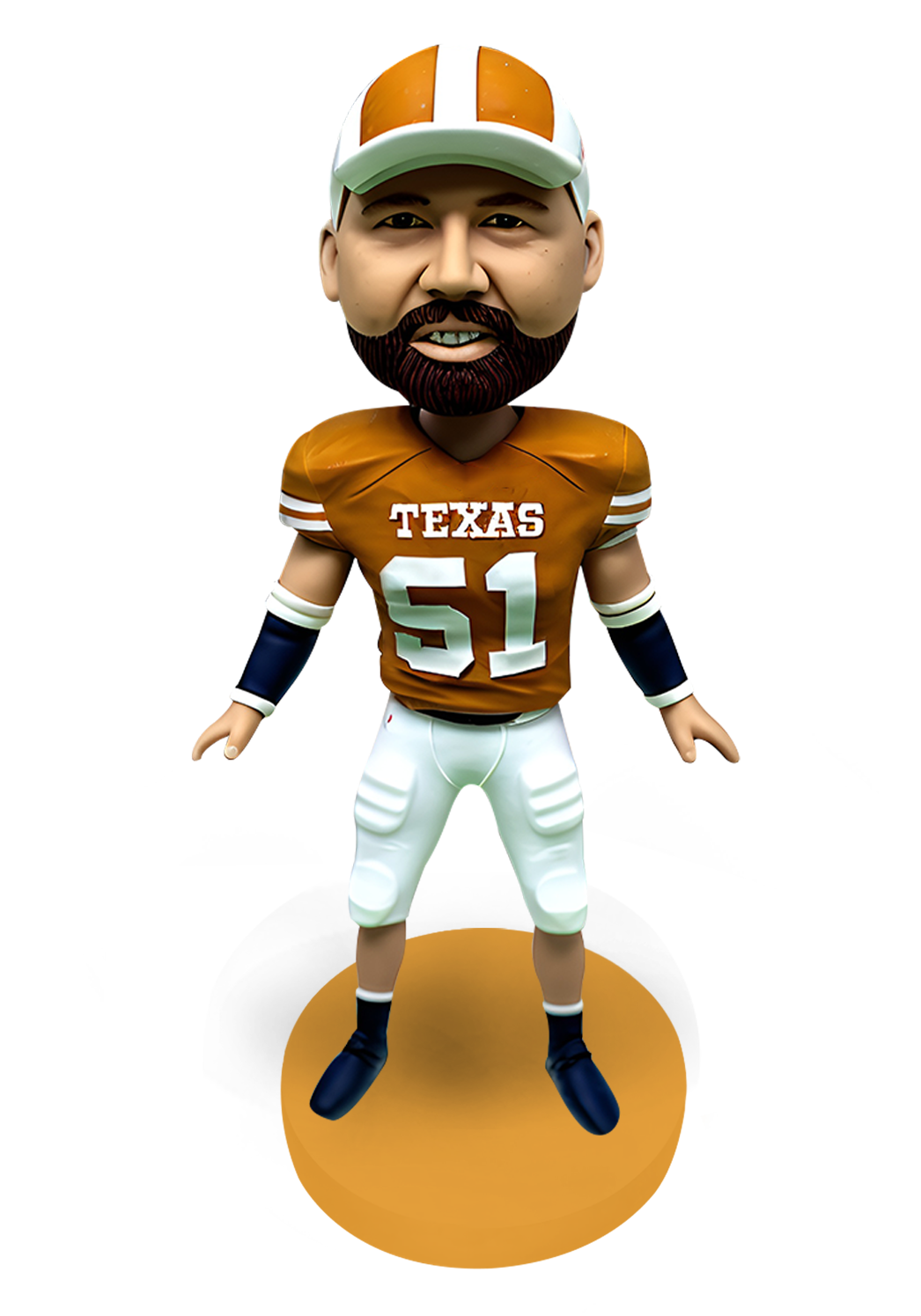 Longhorns  Football Buddy Custom Bobblehead-2