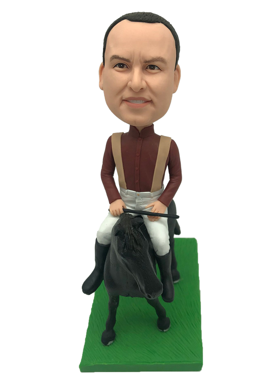 Male Jockey Custom Bobblehead