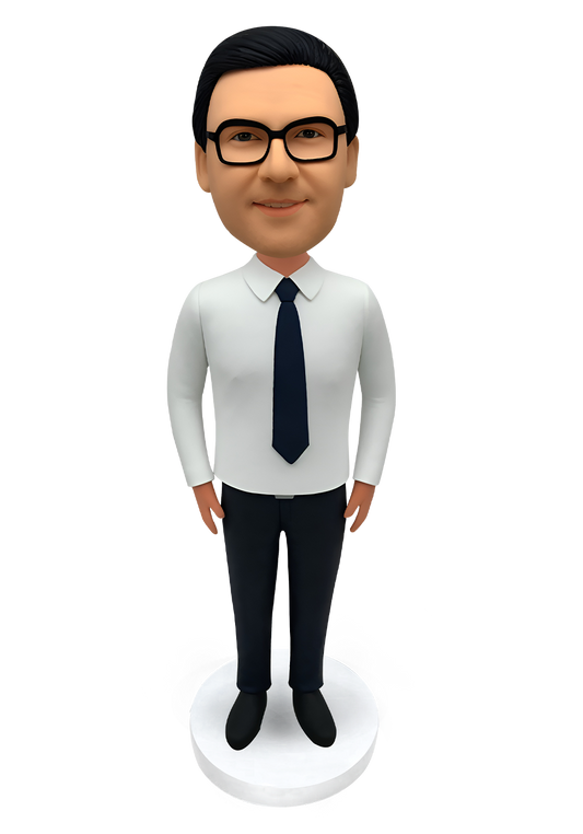 Male in Shirt Custom Bobblehead-2
