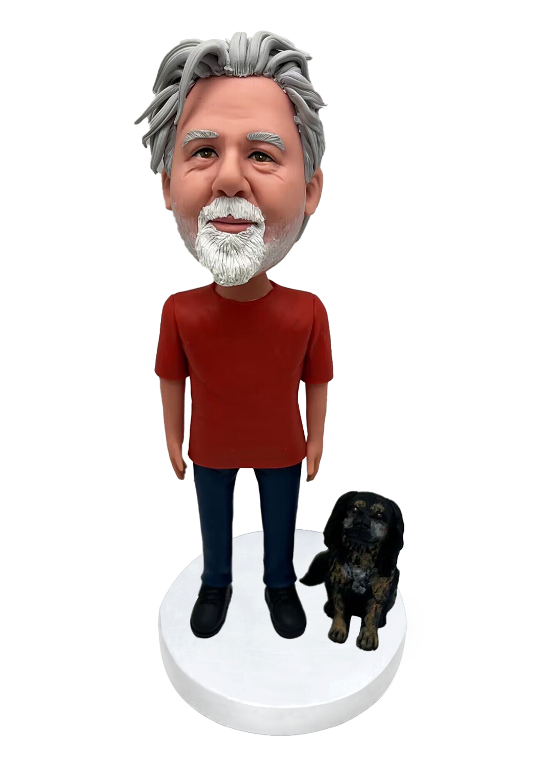 Man and Dog Custom Bobblehead-2