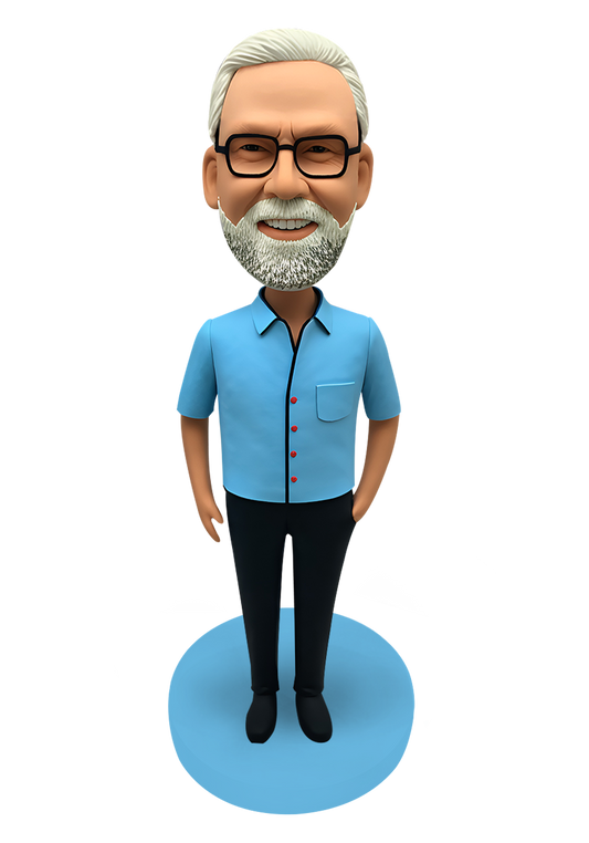 Man in Shirt Custom Bobblehead-10