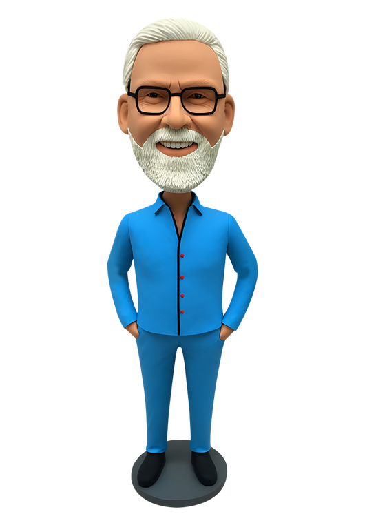 Man in Shirt Custom Bobblehead-11