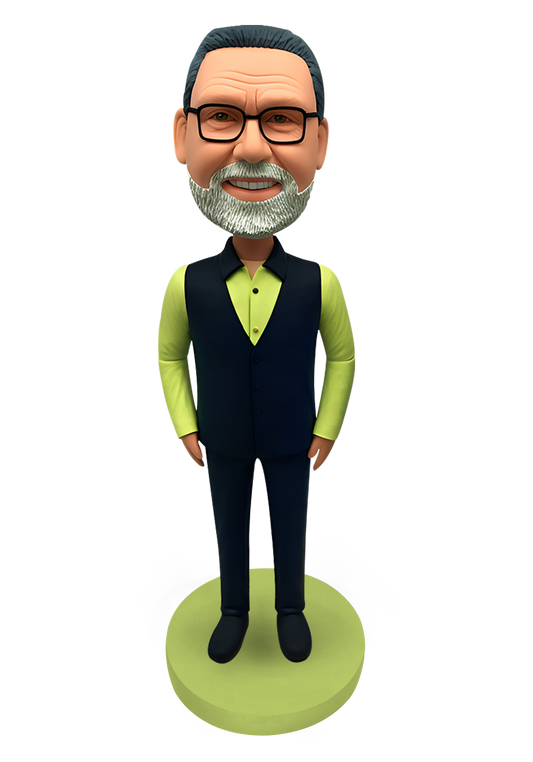 Man in Shirt Custom Bobblehead-13