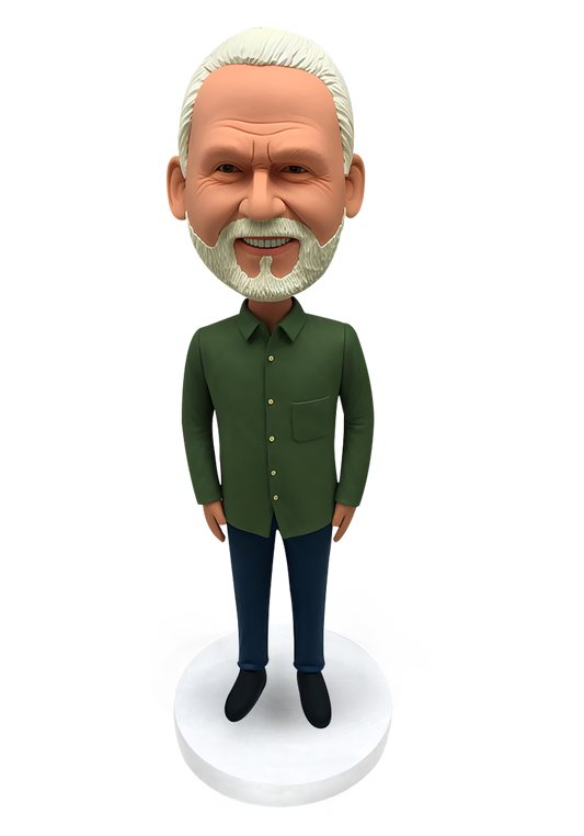 Man in Shirt Custom Bobblehead-15