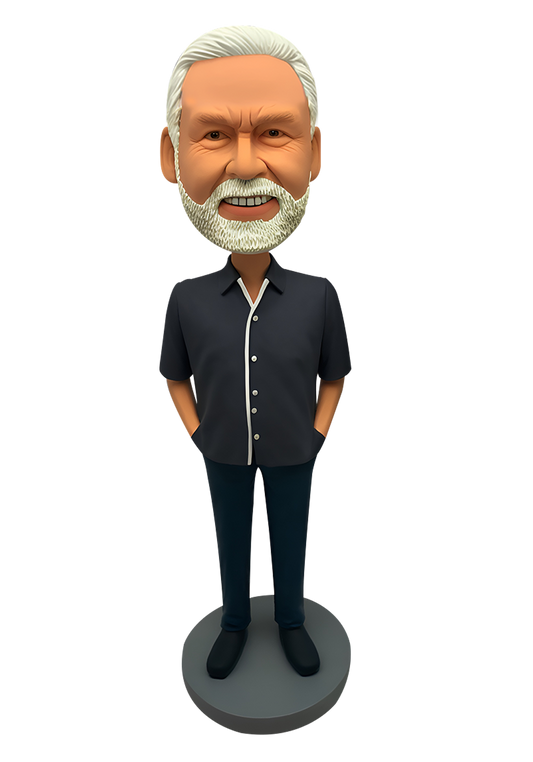 Man in Shirt Custom Bobblehead-17