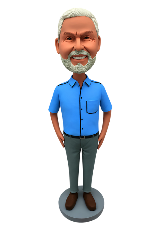 Man in Shirt Custom Bobblehead-7