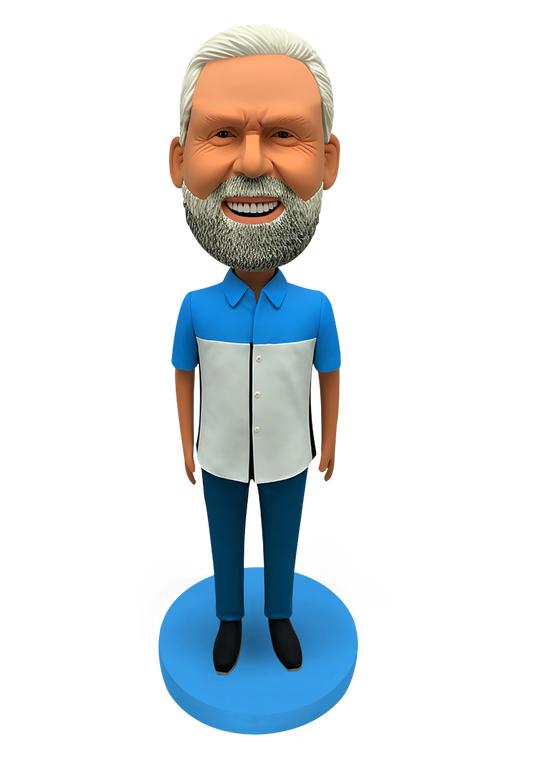 Man in Shirt Custom Bobblehead-8