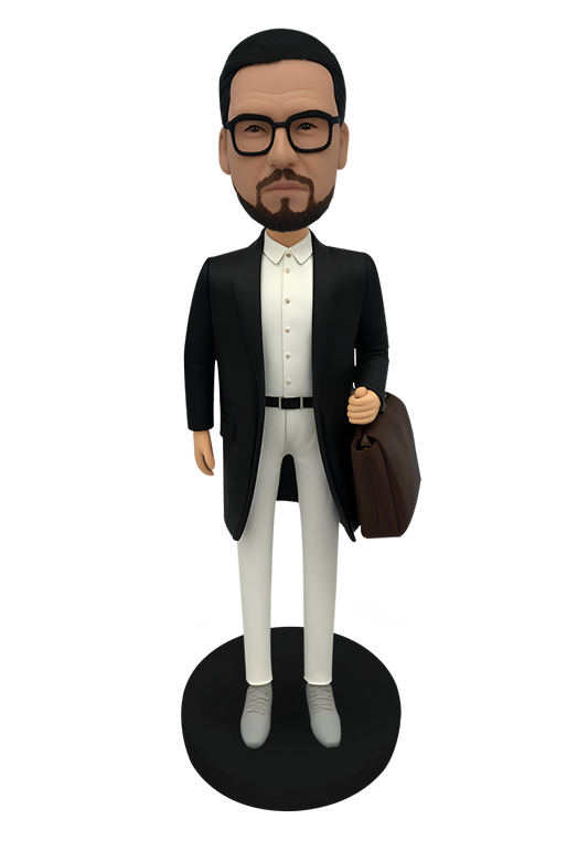 Man with Bag Custom Bobblehead-2