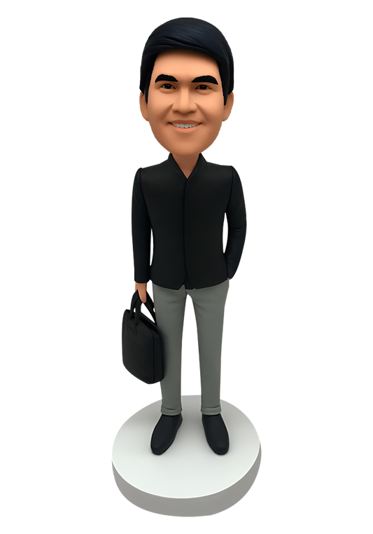 Man with Bag Custom Bobblehead-4